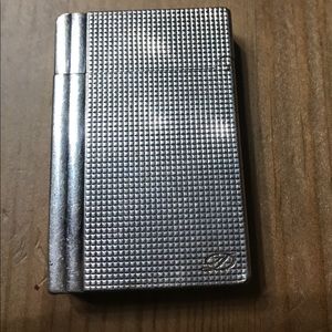 Authentic Dupont Lighter Silver with gold plated